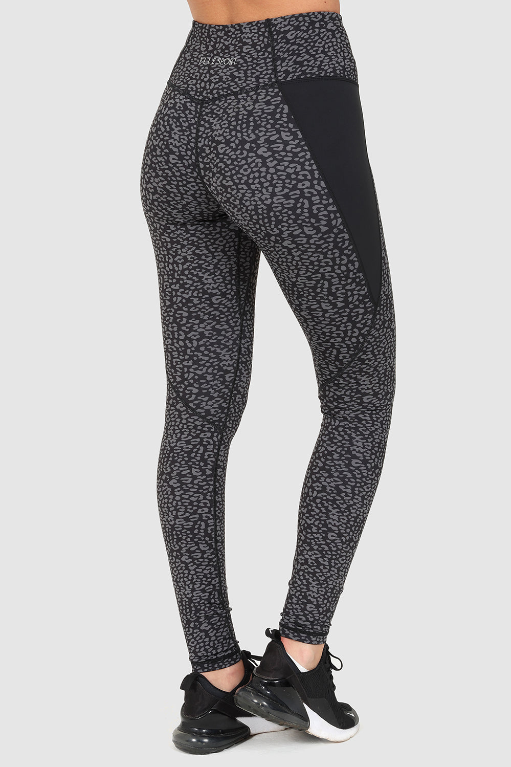 ELLE Sport Leopard Print Legging - Black - Elle Sport