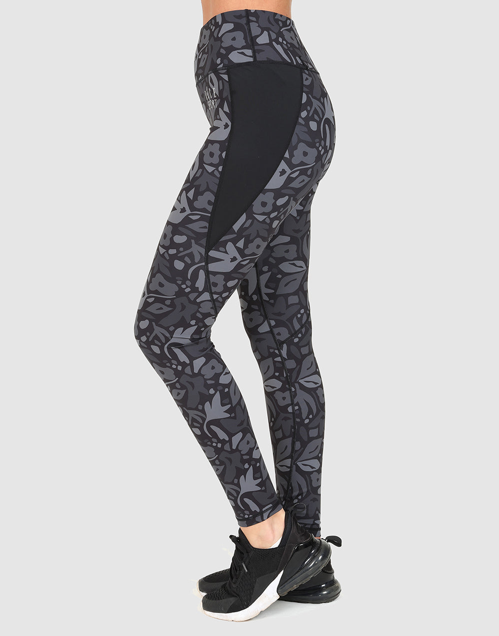 ELLE Sport AOP Legging - Black - Elle Sport