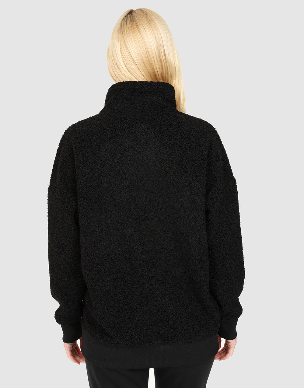 ELLE Sport Funnel Fleece - Black - Elle Sport