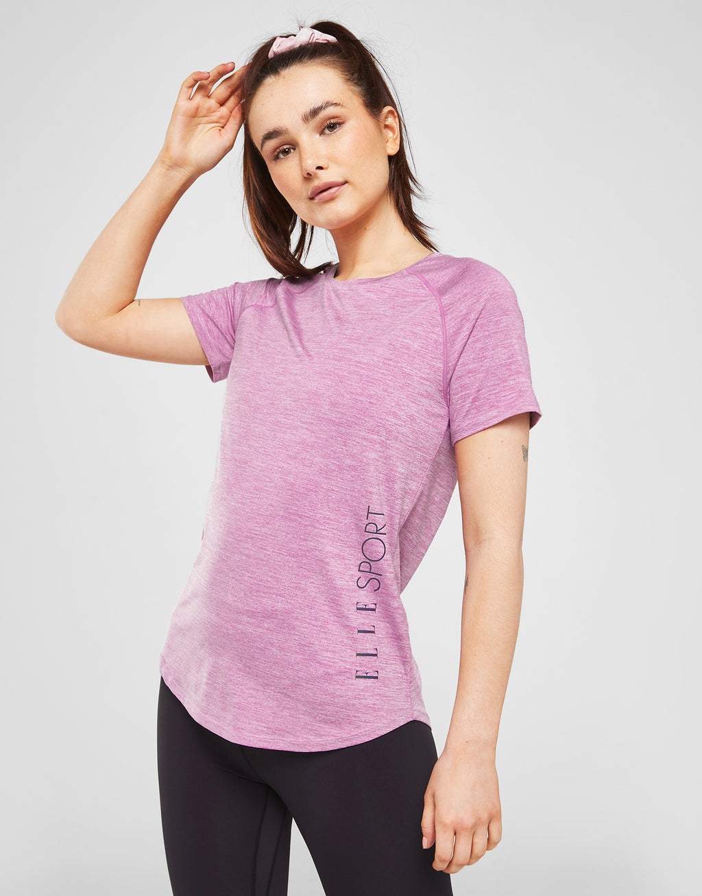 ELLE Sport Long Line Performance T-Shirt - Elle Sports