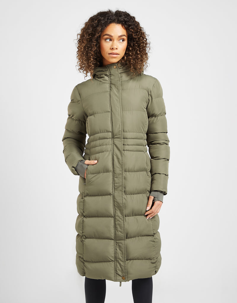 ELLE Sport Cocoon Hood Quilted Jacket - Elle Sport