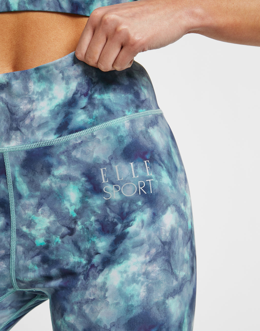ELLE Sport High Waisted Printed Legging - Elle Sports