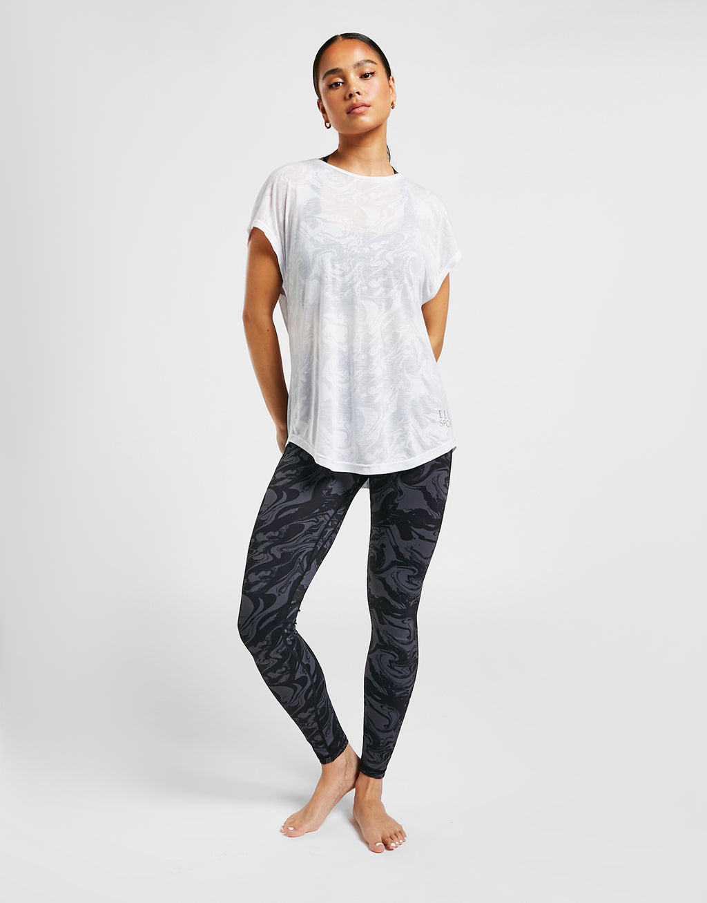 ELLE Sport Burn Out Tee - Elle Sport