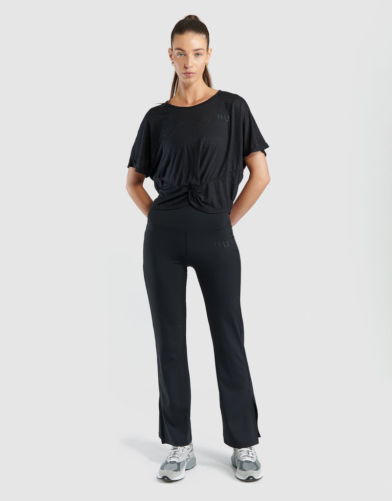 ELLE Sport Burnt Out Top + Vest - Elle Sport
