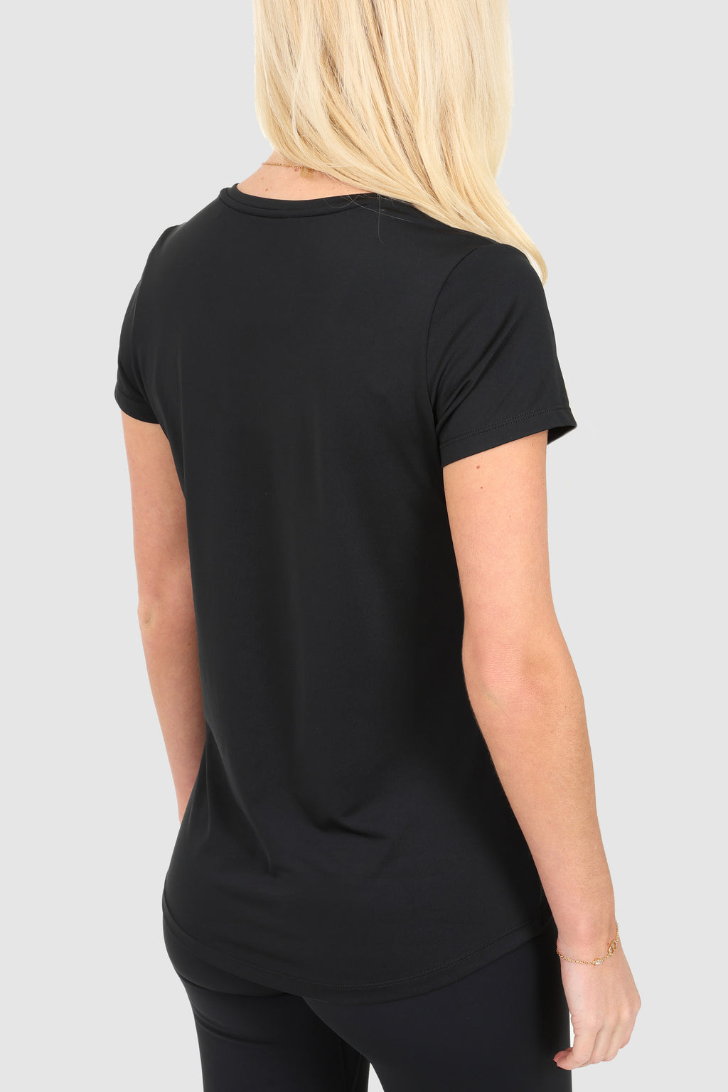 ELLE Sport V-Neck T-Shirt - Black - Elle Sport