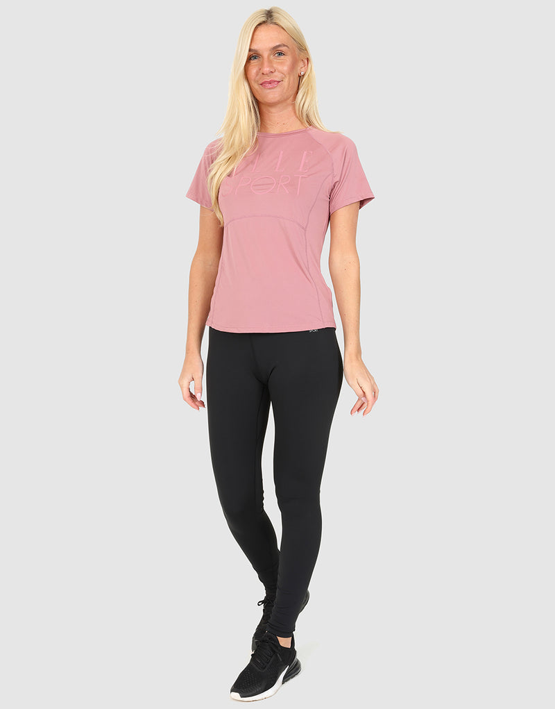 ELLE Sport Contour T-Shirt - Nostalgia Rose