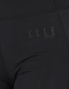 ELLE Sport Printed Panel Legging - Black - Elle Sport