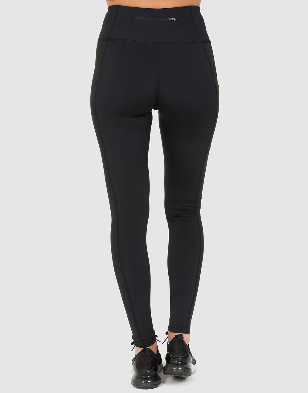 ELLE Sport Printed Panel Legging - Black - Elle Sport