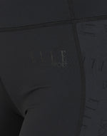 ELLE Sport Cropped Panel Legging - Black - Elle Sport