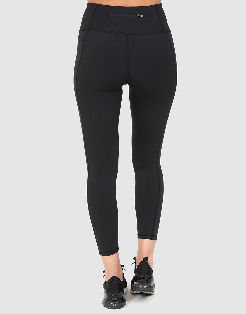 ELLE Sport Cropped Panel Legging - Black - Elle Sport
