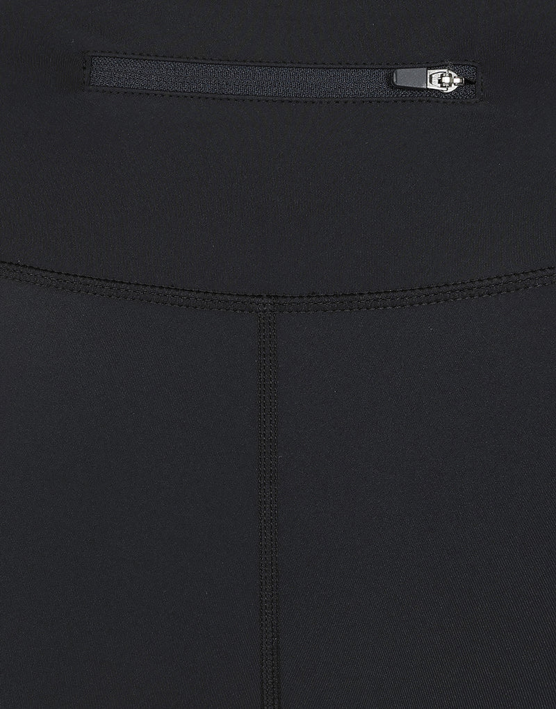 ELLE Sport Cropped Panel Legging - Black - Elle Sport