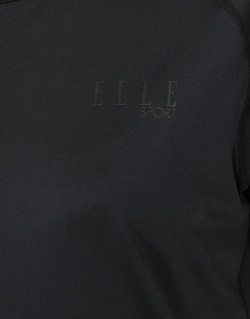 ELLE Sport Long Line T-Shirt - Black - Elle Sport