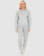 ELLE Sport Applique Hoodie - Grey Marl - Elle Sport