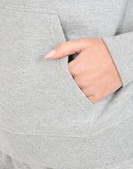 ELLE Sport Applique Hoodie - Grey Marl - Elle Sport