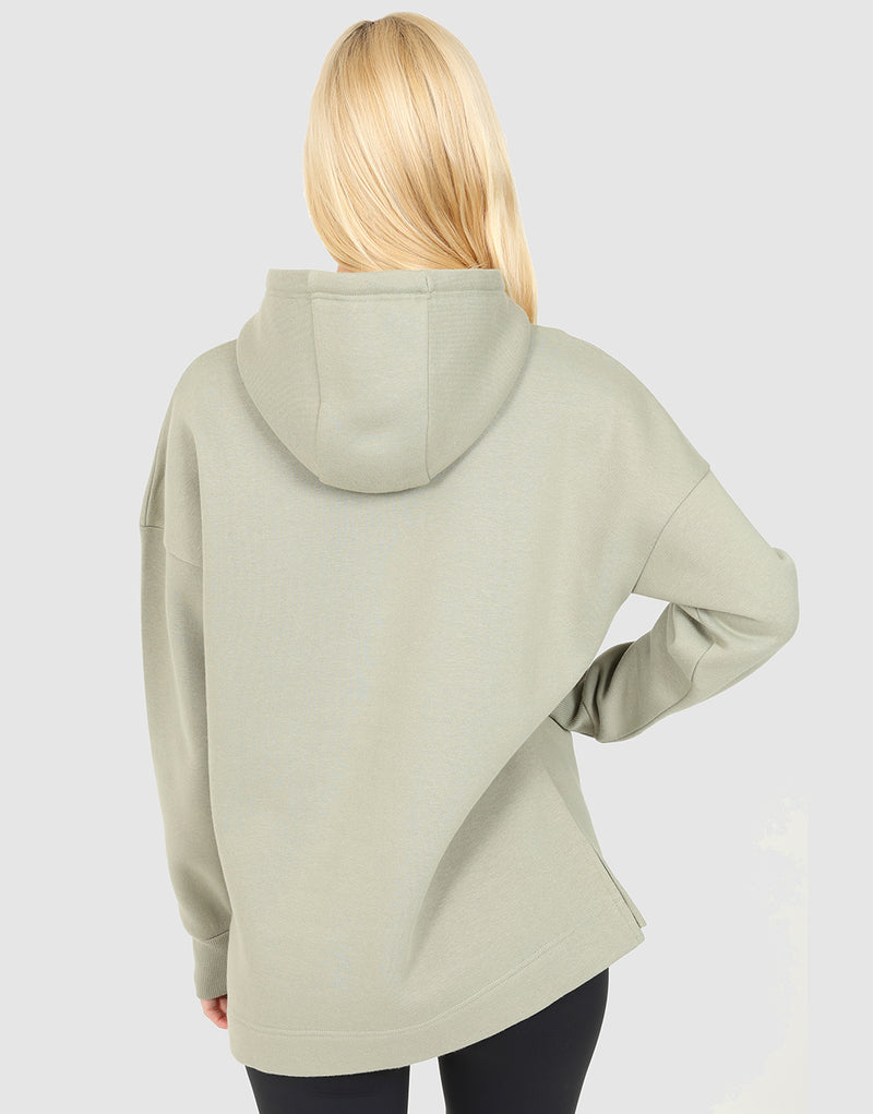 ELLE Sport Longline Hoodie - Seagrass - Elle Sport
