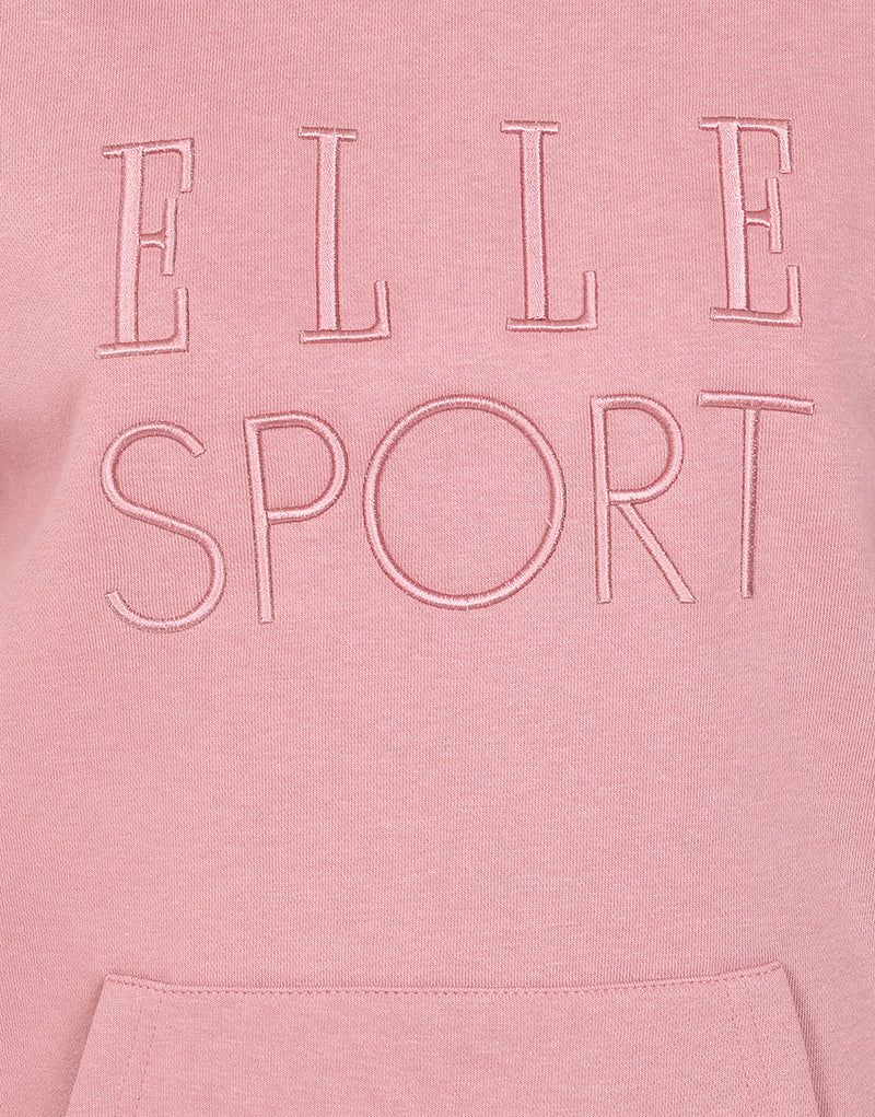 ELLE Sport Long Line Hoodie - Nostalgia Rose - Elle Sport