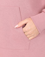 ELLE Sport Long Line Hoodie - Nostalgia Rose - Elle Sport