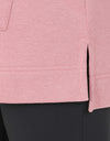 ELLE Sport Long Line Hoodie - Nostalgia Rose - Elle Sport