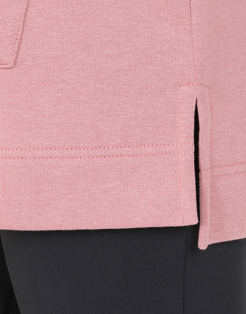 ELLE Sport Long Line Hoodie - Nostalgia Rose - Elle Sport