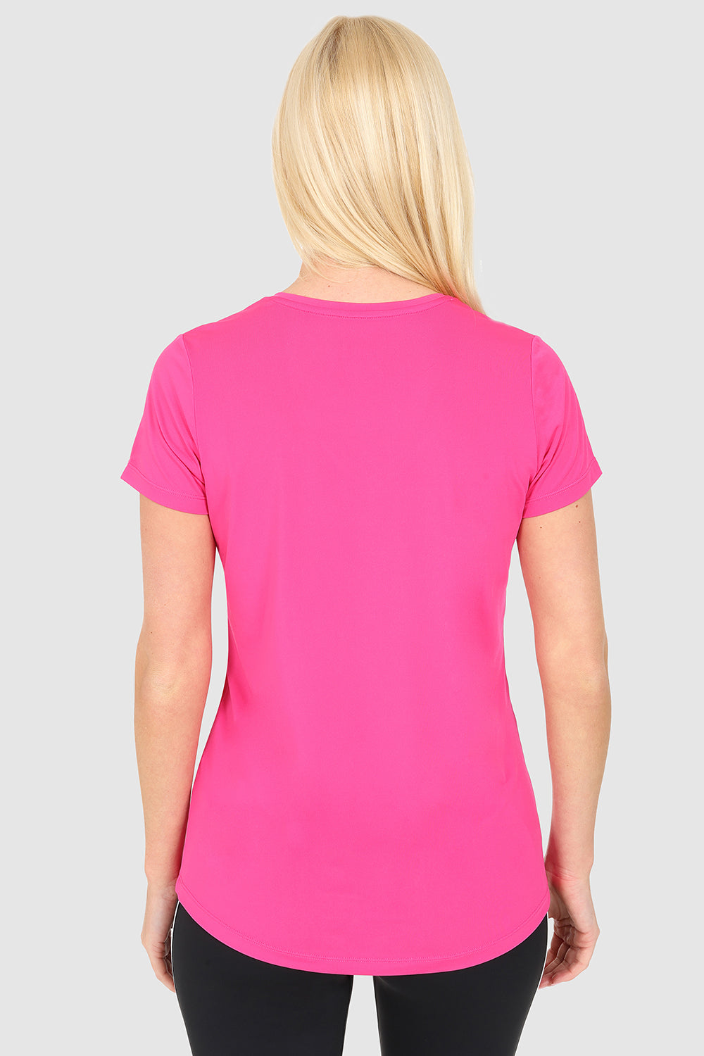 ELLE Sport V-Neck T-Shirt - Fushia - Elle Sport