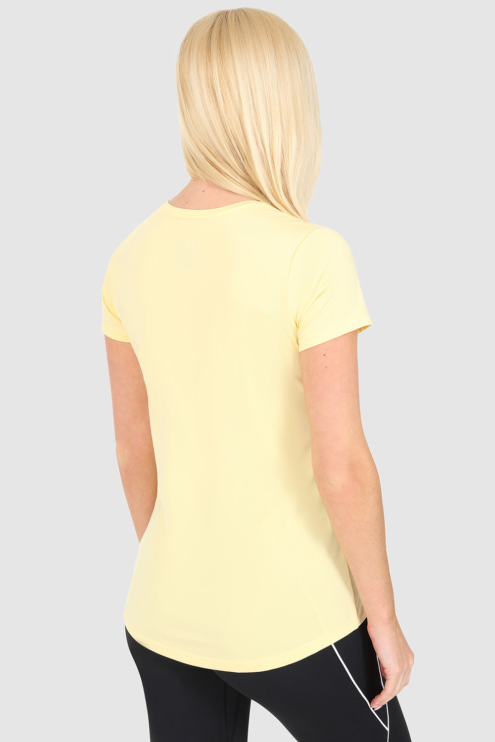 ELLE Sport V-Neck T-Shirt - Pale Banana - Elle Sport