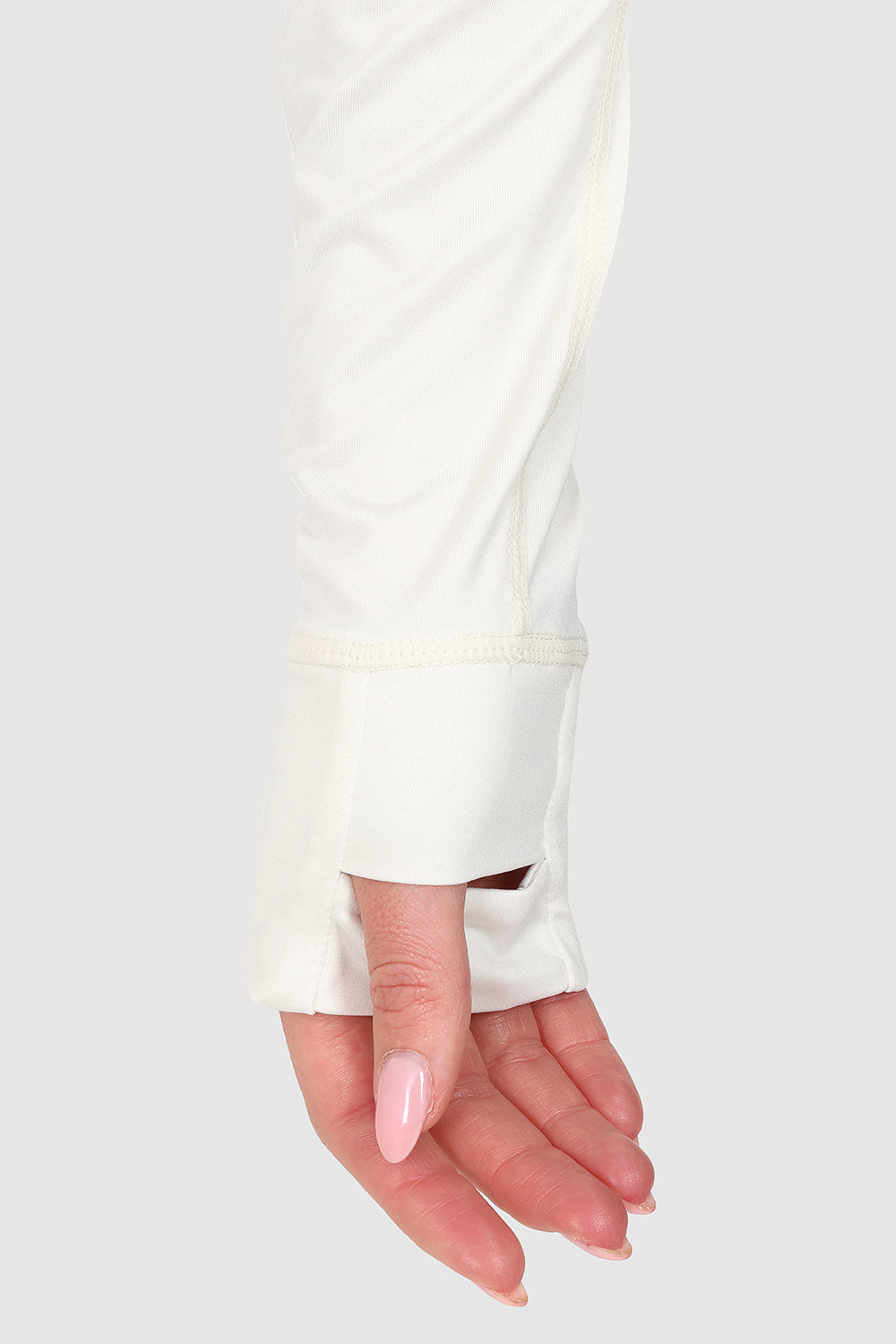ELLE Sport Full Zip Top - Whisper White - Elle Sport