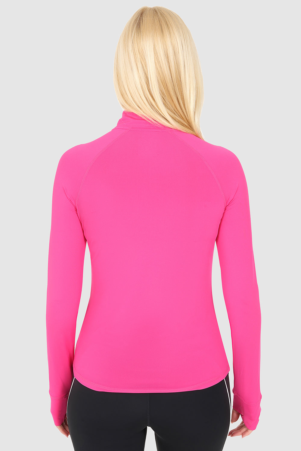 ELLE Sport 1/4 Zip Top - Fushia - Elle Sport