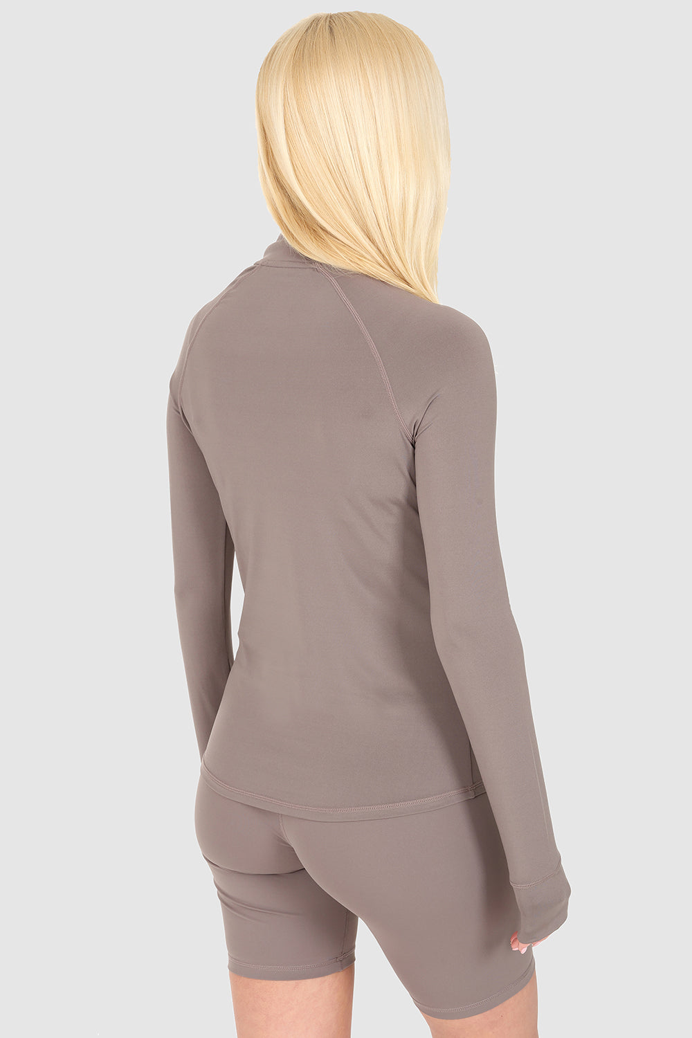 ELLE Sport 1/4 Zip Top - Iron - Elle Sport