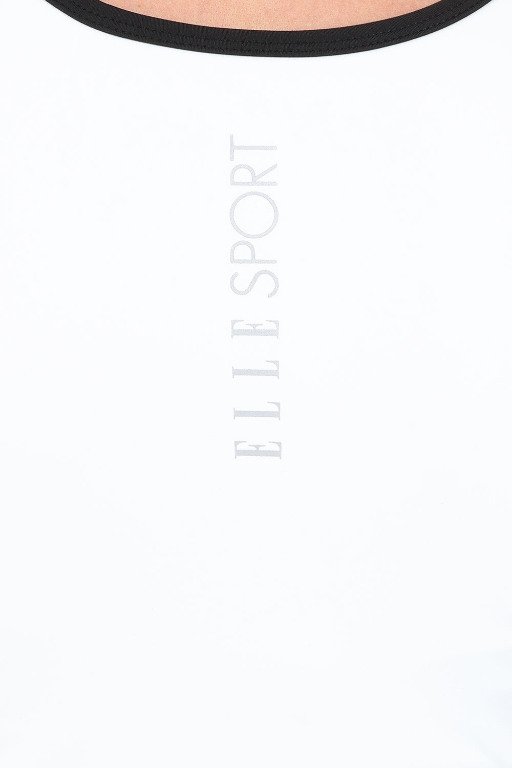 ELLE Sport Square Neck Vest - White - Elle Sport
