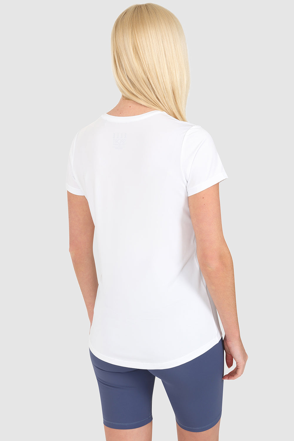 ELLE Sport V-Neck T-Shirt - White - Elle Sport