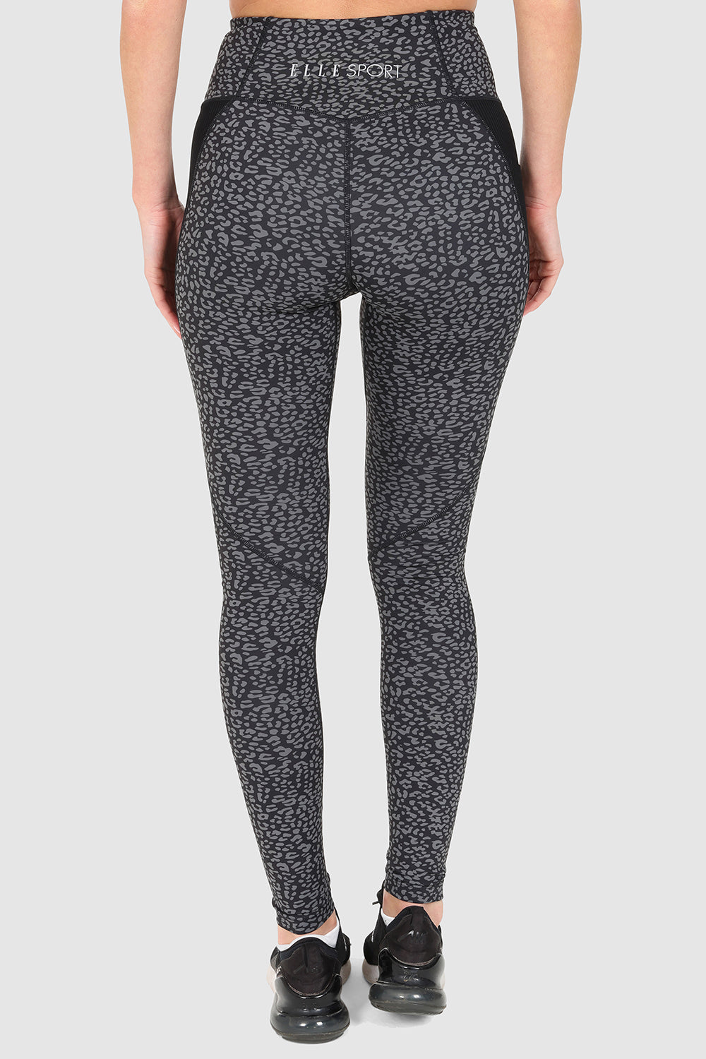 ELLE Sport AOP Legging - Black - Elle Sport