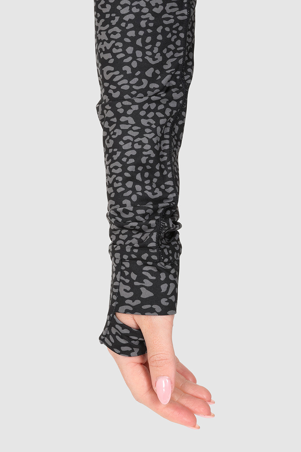 ELLE Sport AOP Full Zip Top - Black - Elle Sport