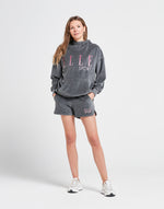 ELLE Sport Oversized Velour Longline Hoodie - Elle Sport