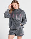 ELLE Sport Oversized Velour Longline Hoodie - Elle Sport