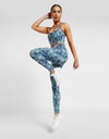 ELLE Sport High Waisted Printed Legging - Elle Sports