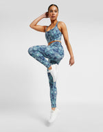 ELLE Sport High Waisted Printed Legging - Elle Sports
