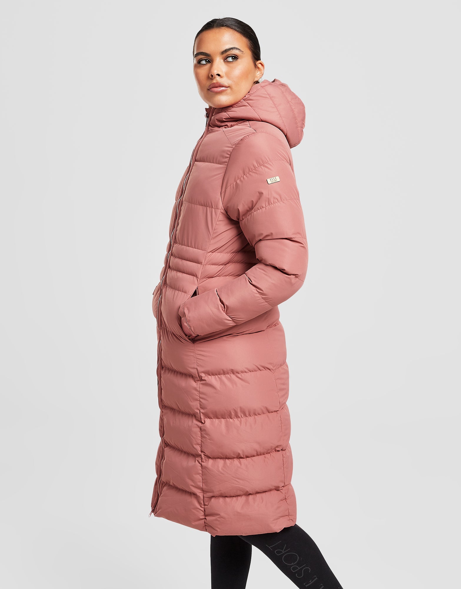 ELLE Sport Long Line Padded Coat