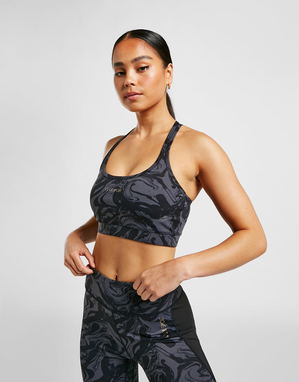 ELLE Sport AOP Strappy Bra - Elle Sport