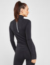 ELLE Sport 1/4 Zip Long Sleeve Top - Elle Sports