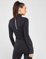 ELLE Sport 1/4 Zip Long Sleeve Top - Elle Sports