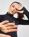 ELLE Sport 1/4 Zip Long Sleeve Top - Elle Sports