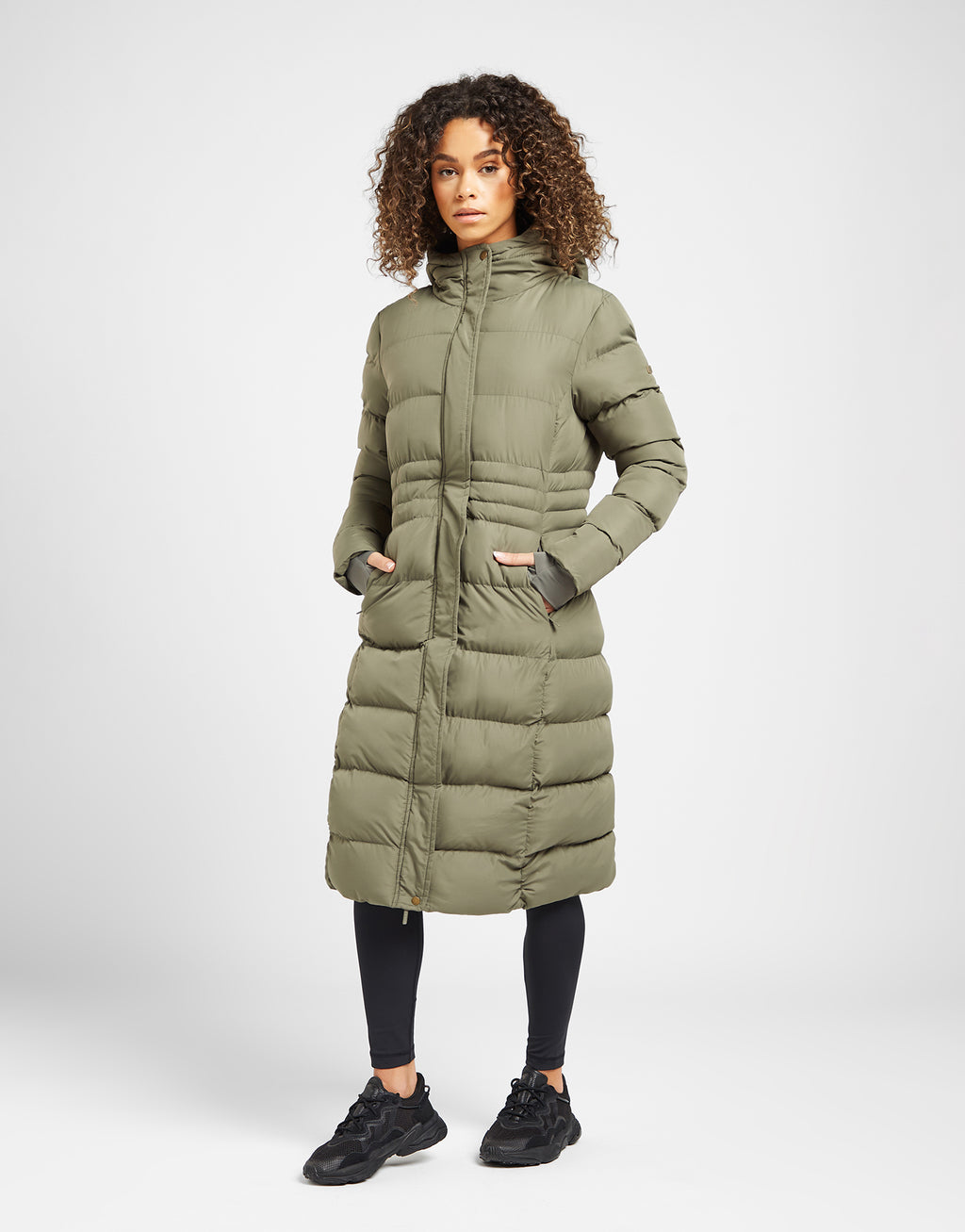 ELLE Sport Cocoon Hood Quilted Jacket - Elle Sport