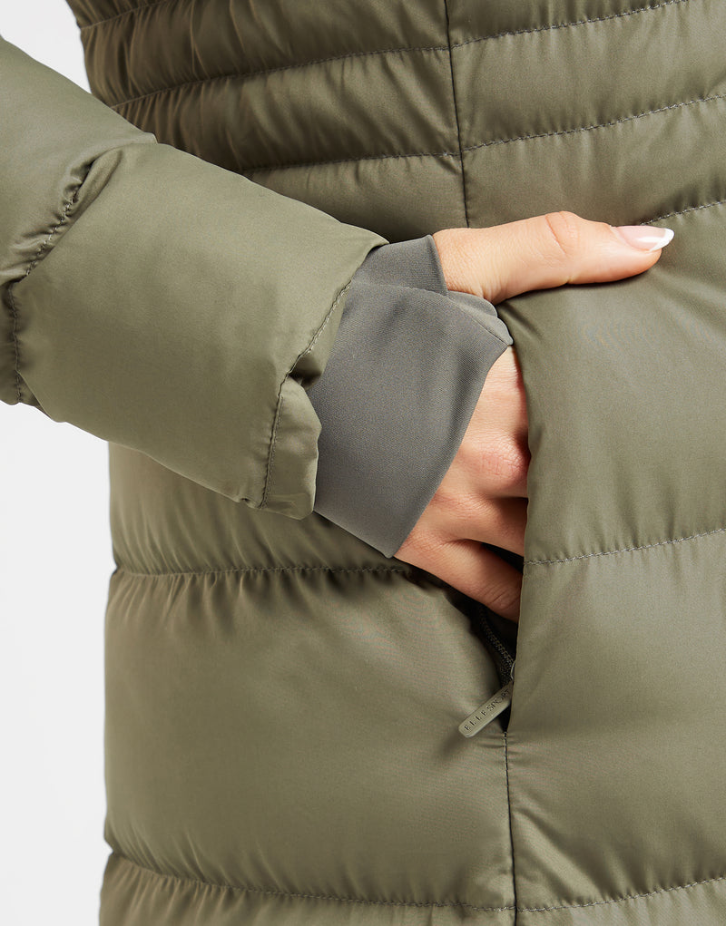 ELLE Sport Cocoon Hood Quilted Jacket - Elle Sport