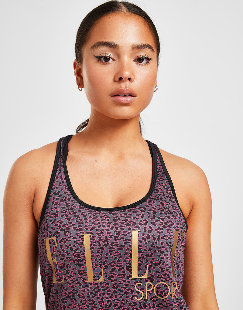 ELLE Sport Printed Poly Vest - Elle Sport
