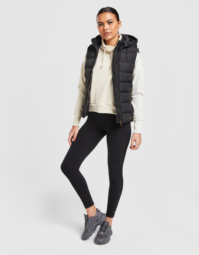 ELLE Sport Hooded Padded Gilet - Elle Sport
